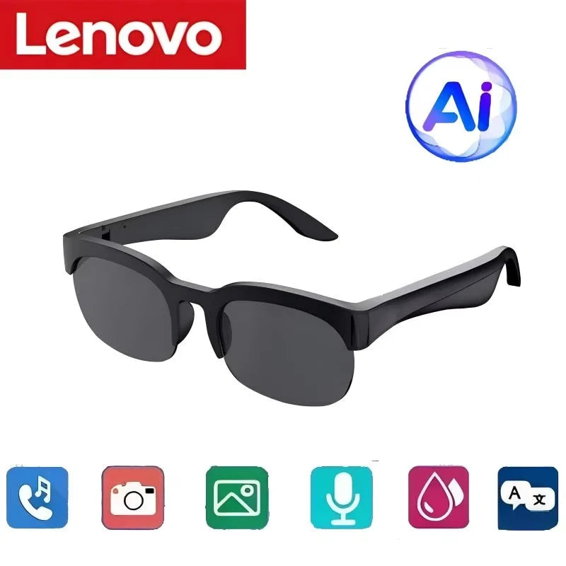 Lenovo Smart AI Audio & Camera Glasses – Hands-Free Video Recording & Photo Capture